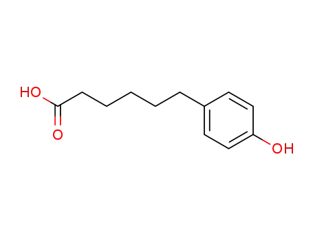 Molecular Structure of 6952-35-8 (6-(4-HYDROXYPHENYL)HEXANOIC ACID)
