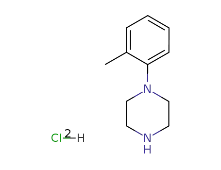 Molecular Structure of 70849-60-4 (N-(2-Methylphenyl)piperazine hydrochloride)
