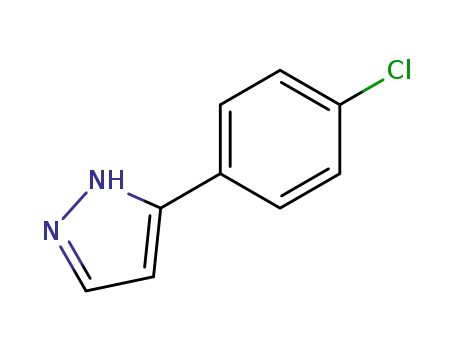 Molecular Structure of 59843-58-2 (3-(4-CHLOROPHENYL)PYRAZOLE)