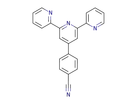 Molecular Structure of 502622-86-8 (Benzonitrile, 4-[2,2':6',2''-terpyridin]-4'-yl-)