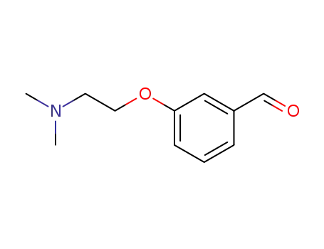 Molecular Structure of 81068-25-9 (3-[2-(dimethylamino)ethoxy]benzaldehyde)