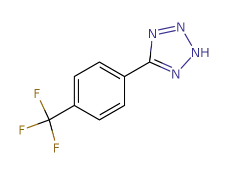 Molecular Structure of 2251-79-8 (5-[4-(Trifluoromethyl)phenyl]-1H-tetrazole)