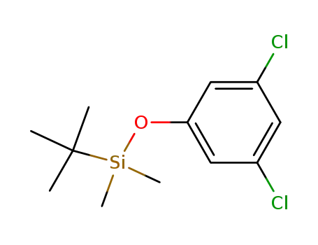 Molecular Structure of 126663-61-4 (1-<(tert-butyldimethylsilyl)oxy>-3,5-dichlorobenzene)
