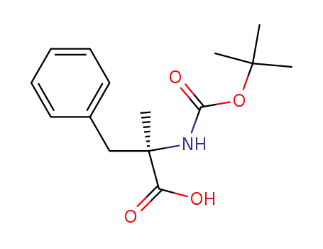 Molecular Structure of 111771-58-5 (BOC-ALPHA-METHYL-L-PHE)