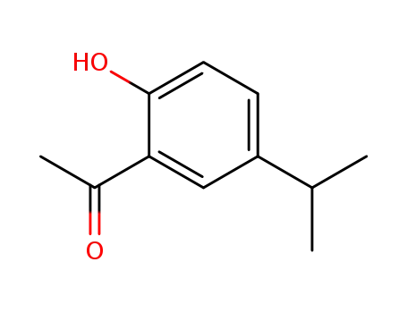 Molecular Structure of 1634-36-2 (2'-Hydroxy-5'-isopropylacetophenone)