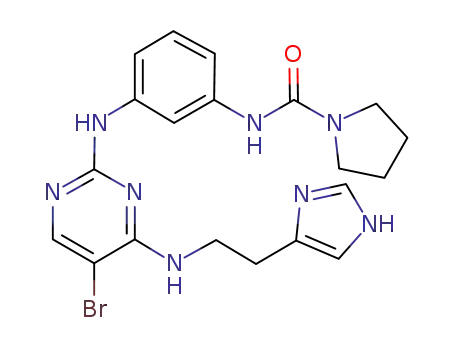 N-[3-[[5-Bromo-4-[[2-(1H-imidazol-5-YL)ethyl]amino]-2-pyrimidinyl]amino]phenyl]-1-pyrrolidinecarboxamide