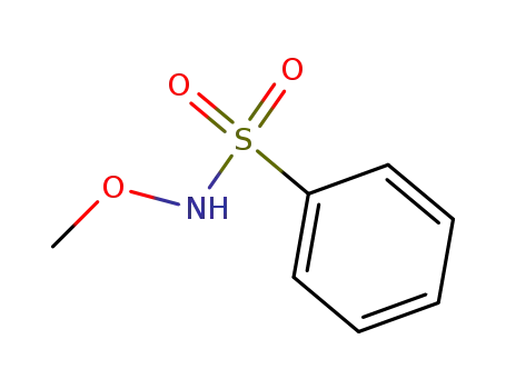 Molecular Structure of 3729-53-1 (N-methoxybenzenesulfonamide)