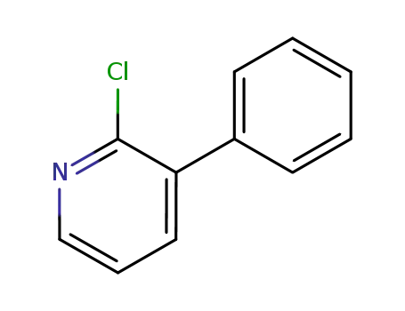 Molecular Structure of 31557-57-0 (2-CHLORO-3-PHENYLPYRIDINE)