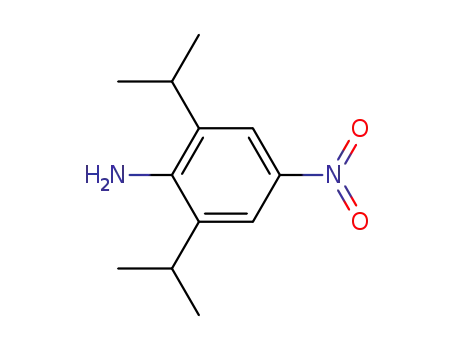 Molecular Structure of 163704-72-1 (2,6-DIISOPROPYL-4-NITROANILINE)
