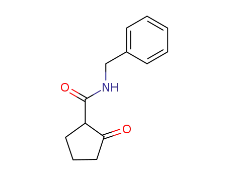 Molecular Structure of 2799-86-2 (2-Oxo-cyclopentanecarboxylic acid benzylamide)