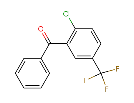 Molecular Structure of 789-96-8 (2-CHLORO-5-(TRIFLUOROMETHYL)BENZOPHENONE)