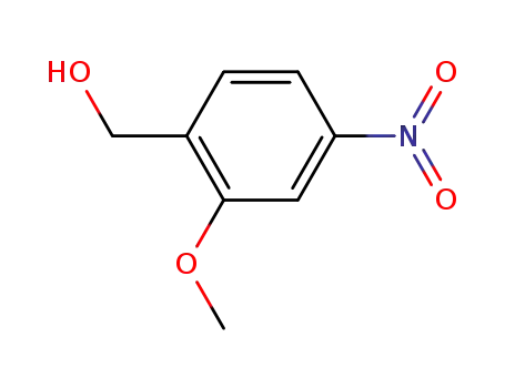 Molecular Structure of 136507-14-7 (2-Methoxy-4-nitrobenzyl alcohol)