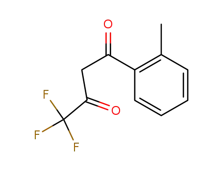 Molecular Structure of 163266-02-2 (4,4,4-trifluoro-1-(2-methylphenyl)butane-1,3-dione)