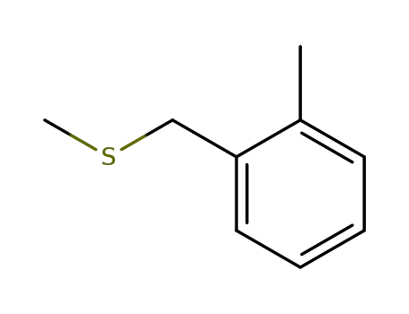 Molecular Structure of 5925-79-1 (Benzene, 1-methyl-2-[(methylthio)methyl]-)