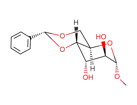 Molecular Structure of 79549-74-9 (methyl 4,6-O-benzylidene-α-D-allopyranoside)