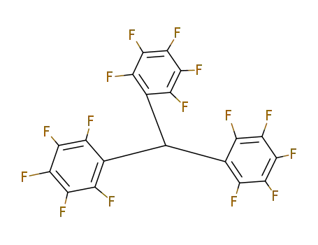 Molecular Structure of 4780-60-3 (Benzene, 1,1',1''-methylidynetris[2,3,4,5,6-pentafluoro-)