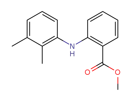 Molecular Structure of 1222-42-0 (2-[(2,3-Dimethylphenyl)amino]benzoic acid methyl ester)