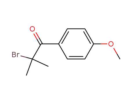 Molecular Structure of 36025-15-7 (1-Propanone, 2-bromo-1-(4-methoxyphenyl)-2-methyl-)
