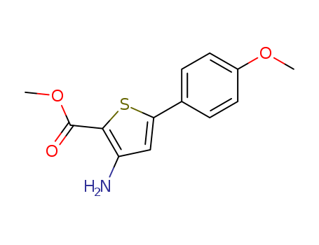 3-Amino-5-(4-methoxyphenyl)thiophene-2-carboxylicacid methyl ester