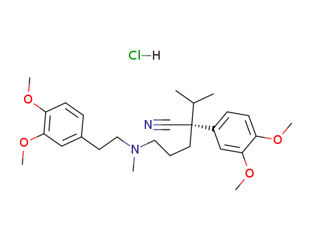 Molecular Structure of 152-11-4 ((+/-)-Verapamil hydrochloride)