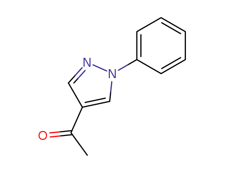 Molecular Structure of 3968-40-9 (1-(1-PHENYL-1H-PYRAZOL-4-YL)ETHANONE)