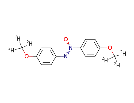 Molecular Structure of 34172-21-9 (P-AZOXYANISOLE-D6 (O,O-DIMETHYL-D6))
