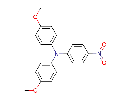 Molecular Structure of 20440-91-9 (4,4'-Dimethoxy-4''-nitrotriphenylamine)
