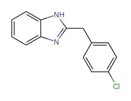 Molecular Structure of 5468-66-6 (2-(4-Chlorobenzyl)benzimidazole)