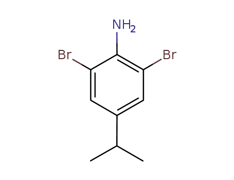 Molecular Structure of 10546-65-3 (2,6-DIBROMO-4-ISOPROPYLANILINE)