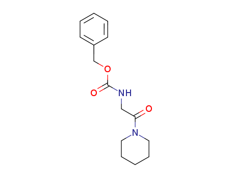 Carbamic acid, [2-oxo-2-(1-piperidinyl)ethyl]-, phenylmethyl ester
