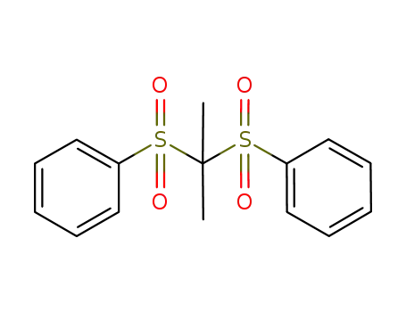 Molecular Structure of 39863-09-7 (Benzene, 1,1'-[(1-methylethylidene)bis(sulfonyl)]bis-)