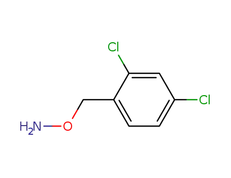 Molecular Structure of 52370-40-8 (O-[(2,4-Dichlorophenyl)methyl]hydroxylamine)