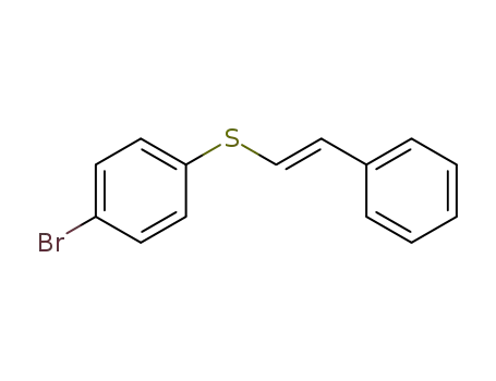 Molecular Structure of 32228-17-4 (1-bromo-4-{[(E)-2-phenylethenyl]sulfanyl}benzene)