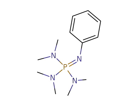 Molecular Structure of 35589-04-9 (Phosphorimidic triamide, N,N,N',N',N'',N''-hexamethyl-N'''-phenyl-)