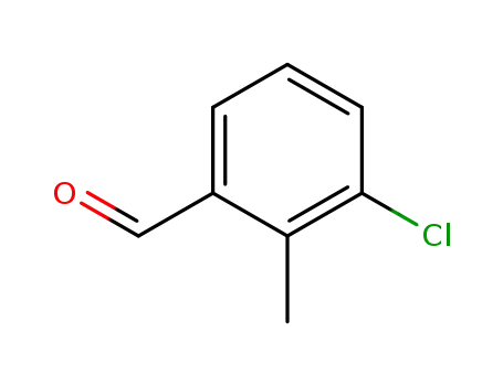 Molecular Structure of 874-27-1 (3-chloro-2-methylbenzaldehyde)