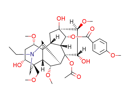 Molecular Structure of 16298-90-1 (jesaconitine)
