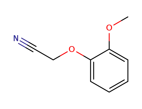 Molecular Structure of 6781-29-9 ((2-METHOXYPHENOXY)ACETONITRILE)