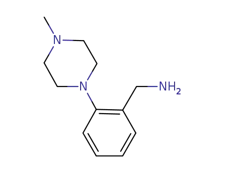Molecular Structure of 655256-68-1 (1-[2-(4-Methylpiperazin-1-yl)phenyl]methanamine)