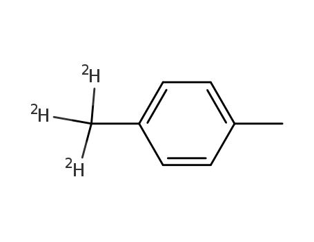 Molecular Structure of 26204-18-2 (P-XYLENE-A,A,A-D3)