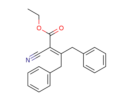 3-benzyl-2-cyano-4-phenyl-crotonic acid ethyl ester