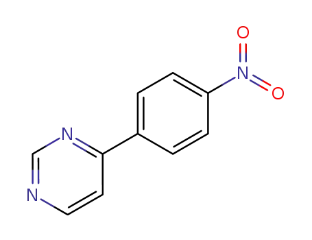 Molecular Structure of 16495-82-2 (4-(4-NITROPHENYL)PYRIMIDINE)