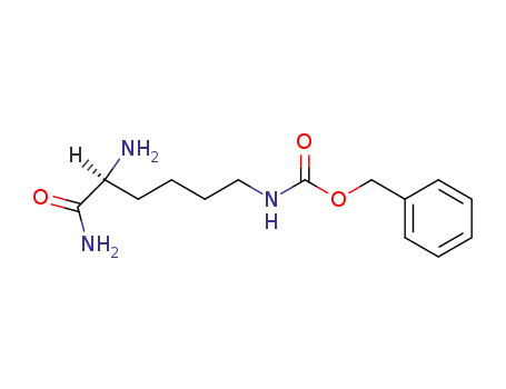 Molecular Structure of 61734-68-7 (Carbamic acid, (5,6-diamino-6-oxohexyl)-, phenylmethyl ester, (S)-)