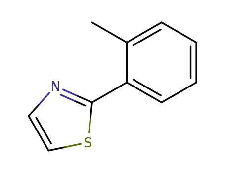 Molecular Structure of 39187-97-8 (2-(4-fluorophenyl)thiazole)