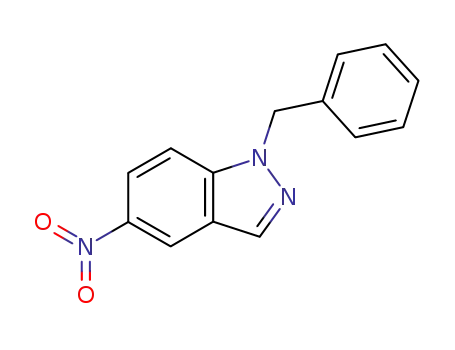 Molecular Structure of 23856-20-4 (1-BENZYL-5-NITRO-1H-INDAZOLE)