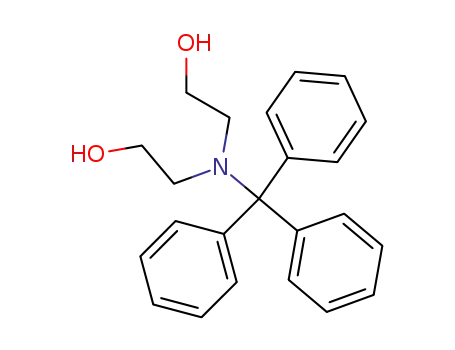 Molecular Structure of 23202-47-3 (Ethanol, 2,2'-[(triphenylmethyl)imino]bis-)