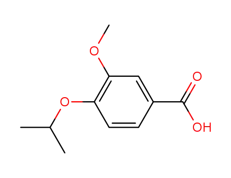 Molecular Structure of 3535-33-9 (4-ISOPROPOXY-3-METHOXY-BENZOIC ACID)