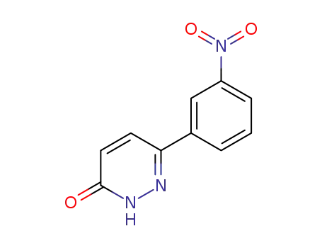 Molecular Structure of 54558-01-9 (6-(3-NITROPHENYL)-3(2H)-PYRIDAZINONE)