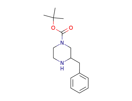 Molecular Structure of 502649-29-8 (1-Boc-3-Benzylpiperazine)