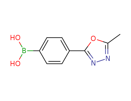 4-(5-methyl-1,3,4-oxadiazol-2-yl)phenylboronic acid cas no. 913835-70-8 97%