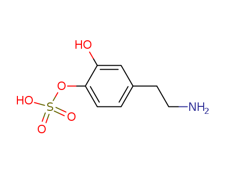 1,2-Benzenediol,4-(2-aminoethyl)-, 1-(hydrogen sulfate)(38339-02-5)